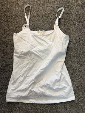 H&M MAMA Nursing Tank Top White
